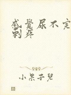 感觉尿不完有点刺疼封面