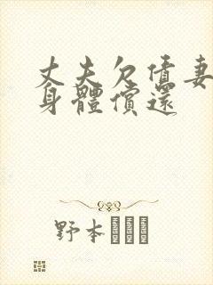 丈夫欠债妻子用身体偿还封面