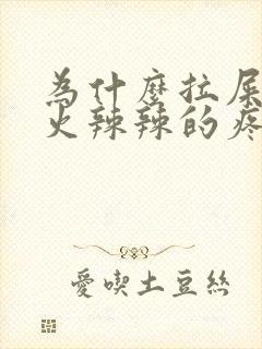 为什么拉屎屁眼火辣辣的疼