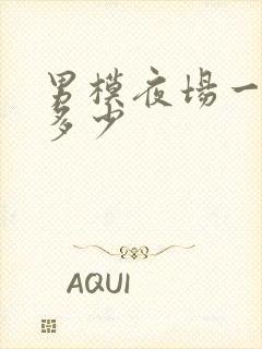 男模夜场一般赚多少