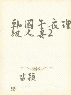 韩国午夜理伦三级人妻2