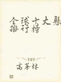 全球十大悬疑剧排行榜封面