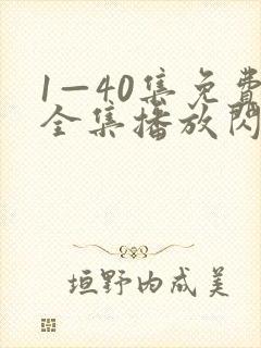 1—40集免费全集播放闪耀的她