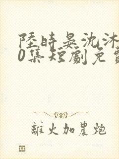 陆时晏沈沐100集短剧免费观看封面