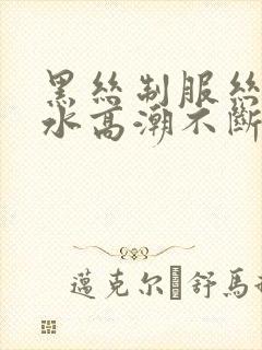 黑丝制服丝袜喷水高潮不断国产封面