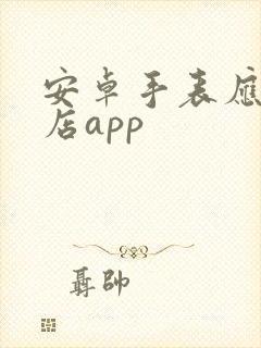 安卓手表应用商店app