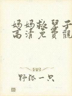 妈妈救儿子全集高清免费观看封面