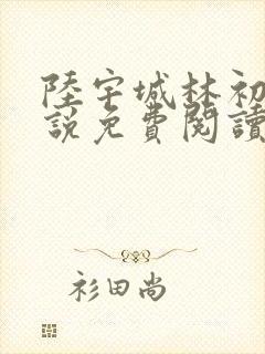 陆宇城林初韵小说免费阅读最新章节