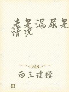 老是漏尿是什么情况