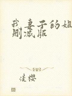 我妻子的姐姐未删减版