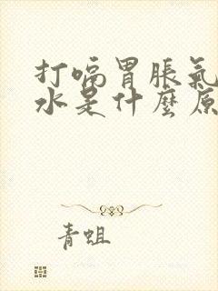 打嗝胃胀气反酸水是什么原因封面