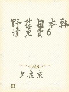 野花日本韩国高清免费6