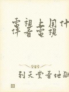 电视上用什么软件看电视