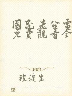 国民老公电视剧免费观看全集