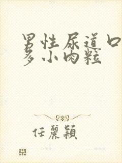 男性尿道口有很多小肉粒