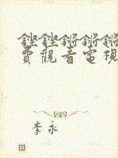 铿铿锵锵锵锵免费观看电视剧