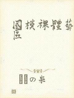 国模裸体艺术一区