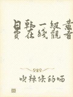 日韩一级黄片免费在线观看封面