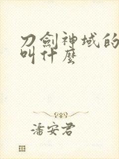 刀剑神域的游戏叫什么