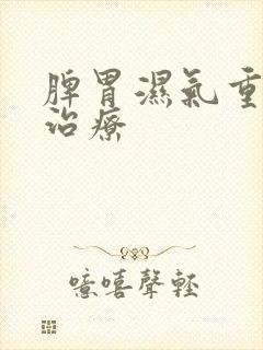 脾胃湿气重怎么治疗