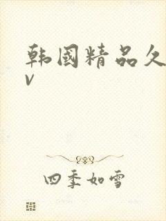 韩国精品久久av