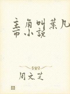 主角叫叶凡的都市小说封面