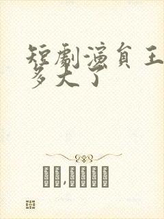 短剧演员王晓东多大了