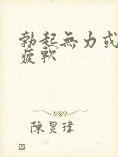 勃起无力或中途疲软