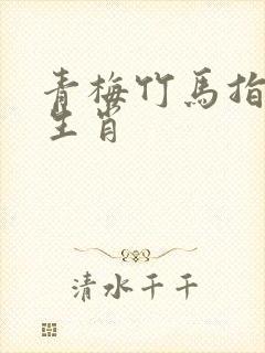青梅竹马指什么生肖封面