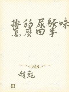 排的尿骚味重是怎么回事封面