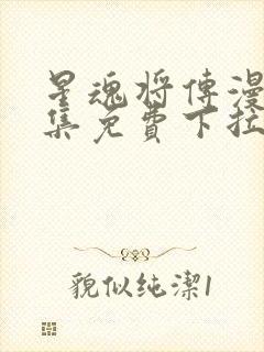 星魂将传漫画全集免费下拉式封面