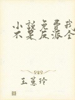 小说免费我真的不是反派全文阅读