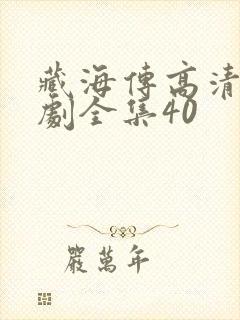 藏海传高清电视剧全集40