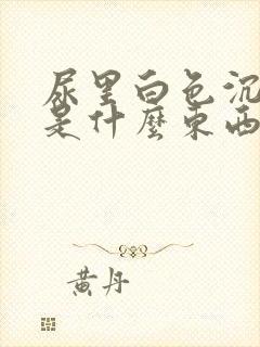 尿里白色沉淀物是什么东西封面