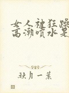 女人被狂躁c到高潮喷水是