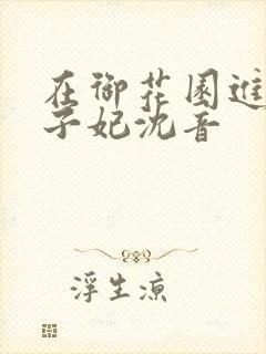 在御花园进入太子妃沈音