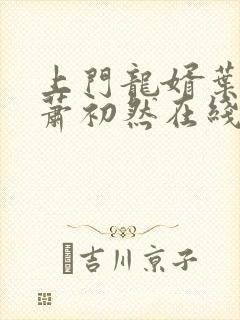 上门龙婿叶辰,萧初然在线全文免费阅读