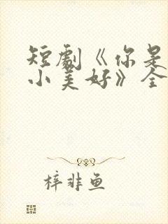 短剧《你是我的小美好》全集播放