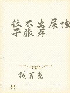 拉不出屎但是肚子胀疼