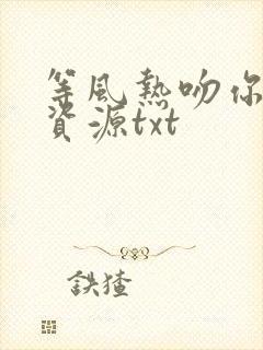 等风热吻你网盘资源txt封面