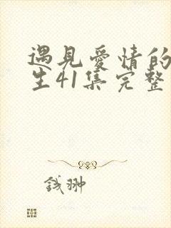 遇见爱情的利先生41集完整版