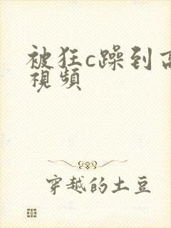 被狂c躁到高潮视频