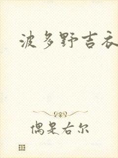 波多野吉衣成人封面