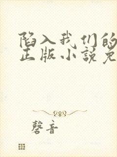 陷入我们的热恋正版小说免费阅读