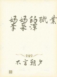 妈妈的职业韩国李采潭封面