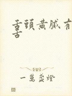 舌头黄腻有齿痕舌