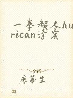 一拳超人hurrican清炭