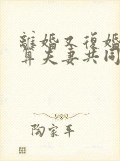 离婚又复婚财产算夫妻共同财产吗?