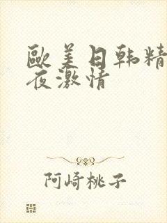 欧美日韩精品午夜激情