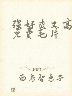 强好爽又高潮了免费毛片封面